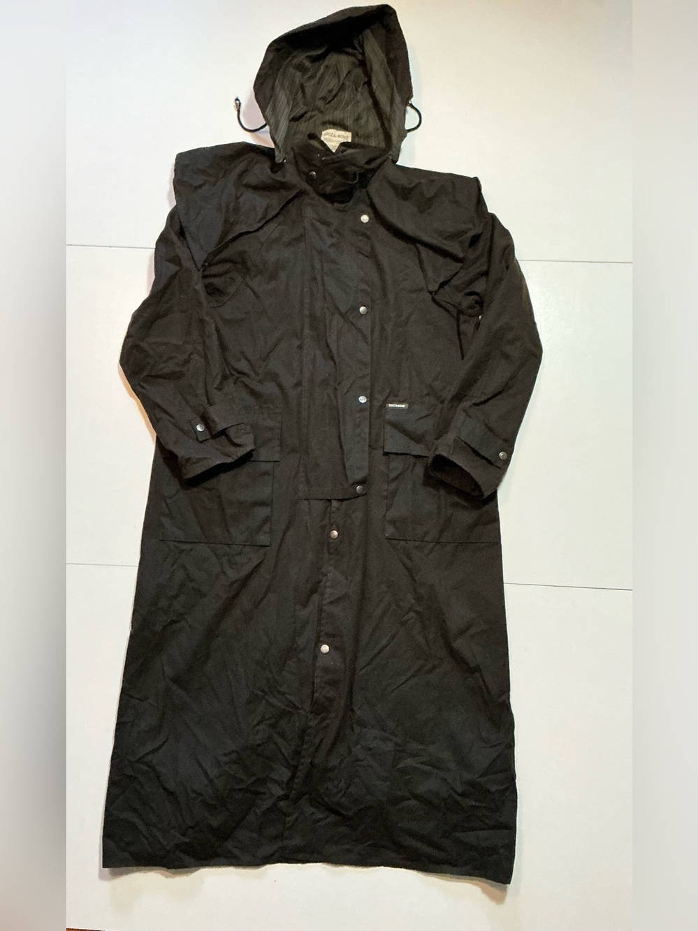 Driza Bone Australian Outerwear Oilskin Waxed Cotton Brown Duster Long Coat